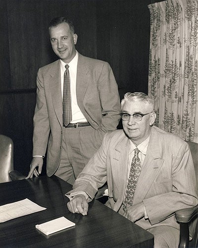 Henry Nodland, Jr and Henry Nodland Sr. owners of Nodland Construction in Alexandria, MN.