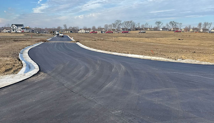 tanglewood community ground and road work by nodland construction